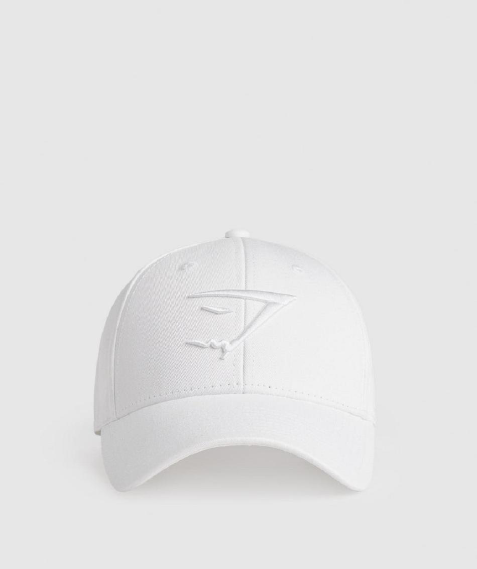 Sombreros Gymshark Sharkhead Cap Mujer Blancas | CO 3018UZG